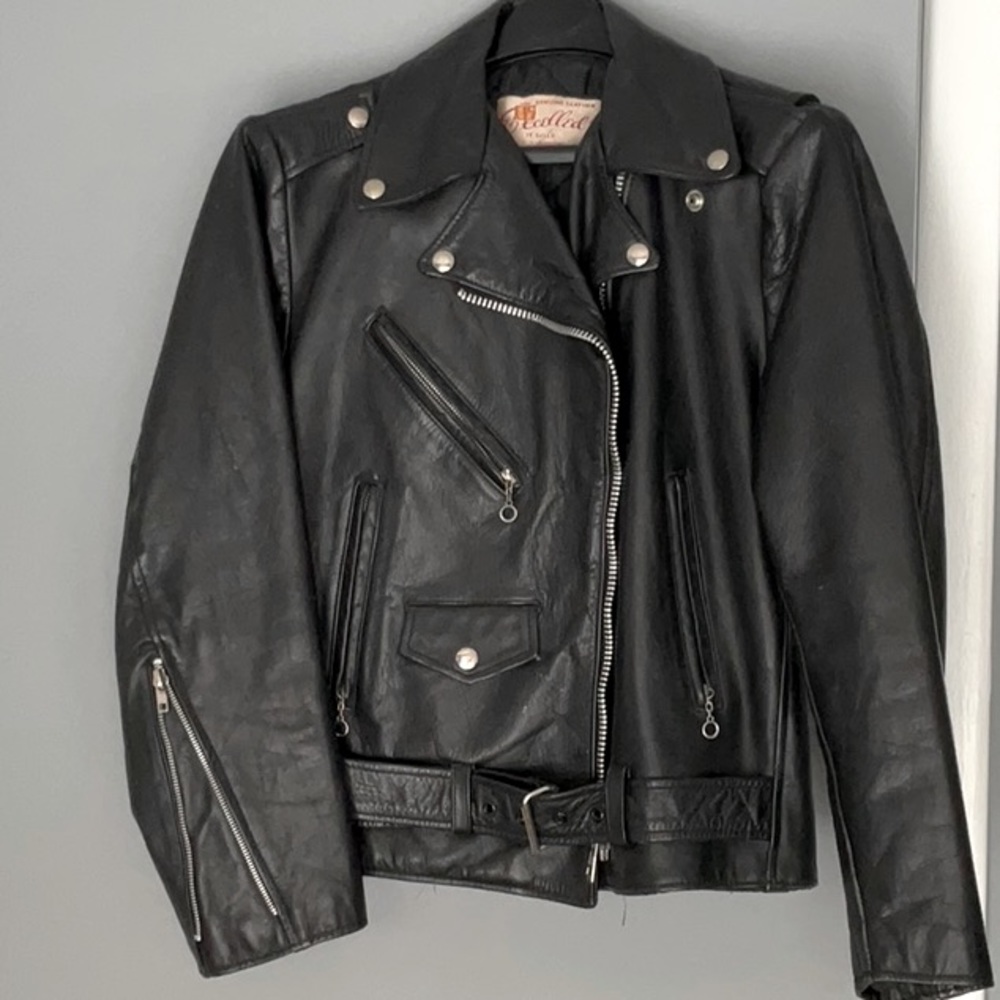 Vintage Ladies Motorcycle Jacket
